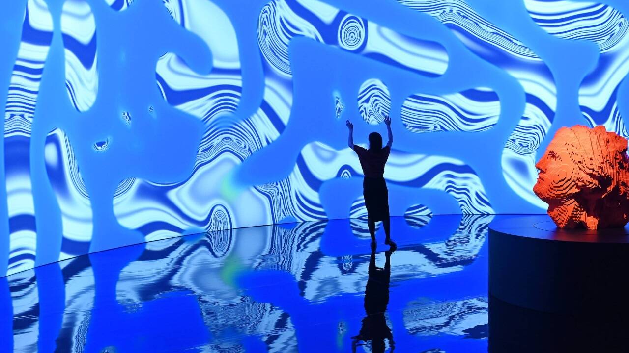 Digital by Nature. Die Kunst von Miguel Chevalier, 12.9.2025–1.3.2026, Kunsthalle München<br />© Miguel Chevalier, VG Bild-Kunst, Bonn 2025, Foto: Robert Haas 