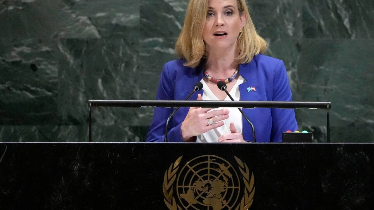 Außenministerin Beate Meinl-Reisinger sprach am Donnerstagabend (Ortszeit) bei der UN-Vollversammlung in New York. 