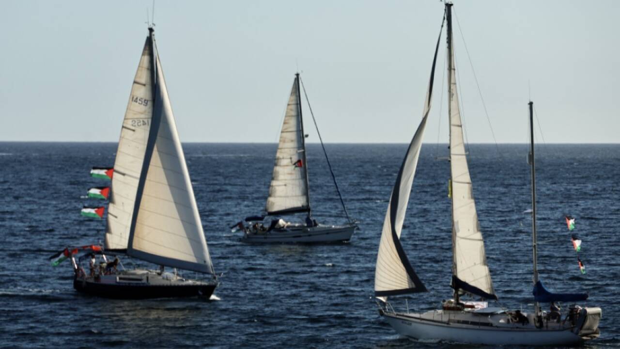 Boote wollen Israels Seeblockade des Gazastreifens durchbrechen 
