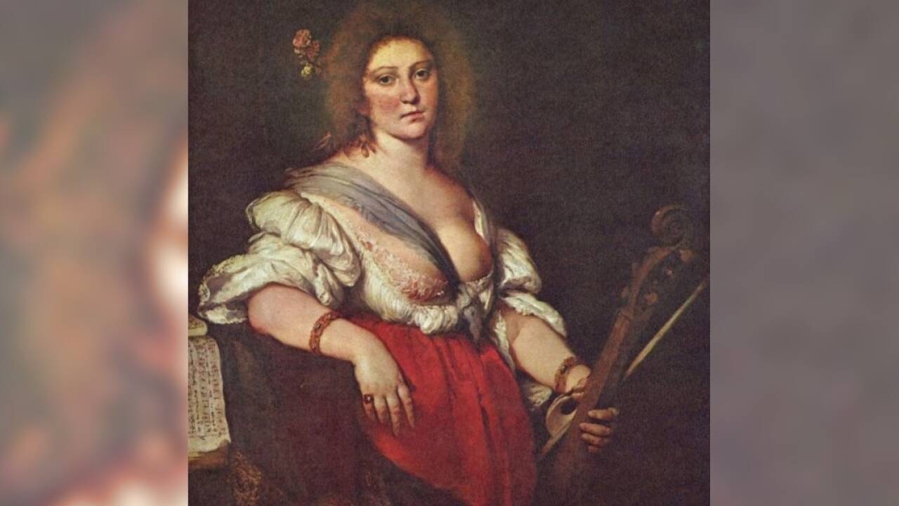 Barbara Strozzi dürfte im Gemälde „Die Gambenspielerin“ von Bernardo Strozzi porträtiert worden sein. 
