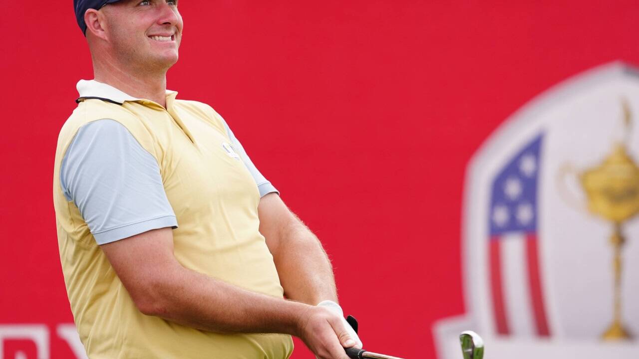 Sepp Straka schlägt am Freitag bei seinem zweiten Ryder Cup ab. 