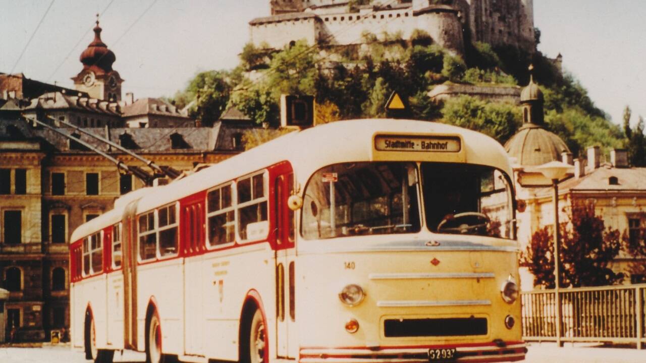 In der Stadt Salzburg hat sich der Obus als innerstädtisches Verkehrsmittel gehalten – seit 1940. 