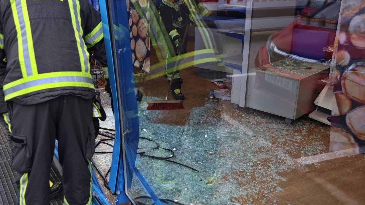 Bilder vom Einsatz. 