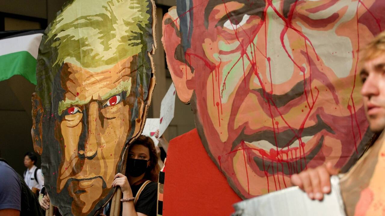 Proteste gegen Benjamin Netanjahu und seine Regierung. 