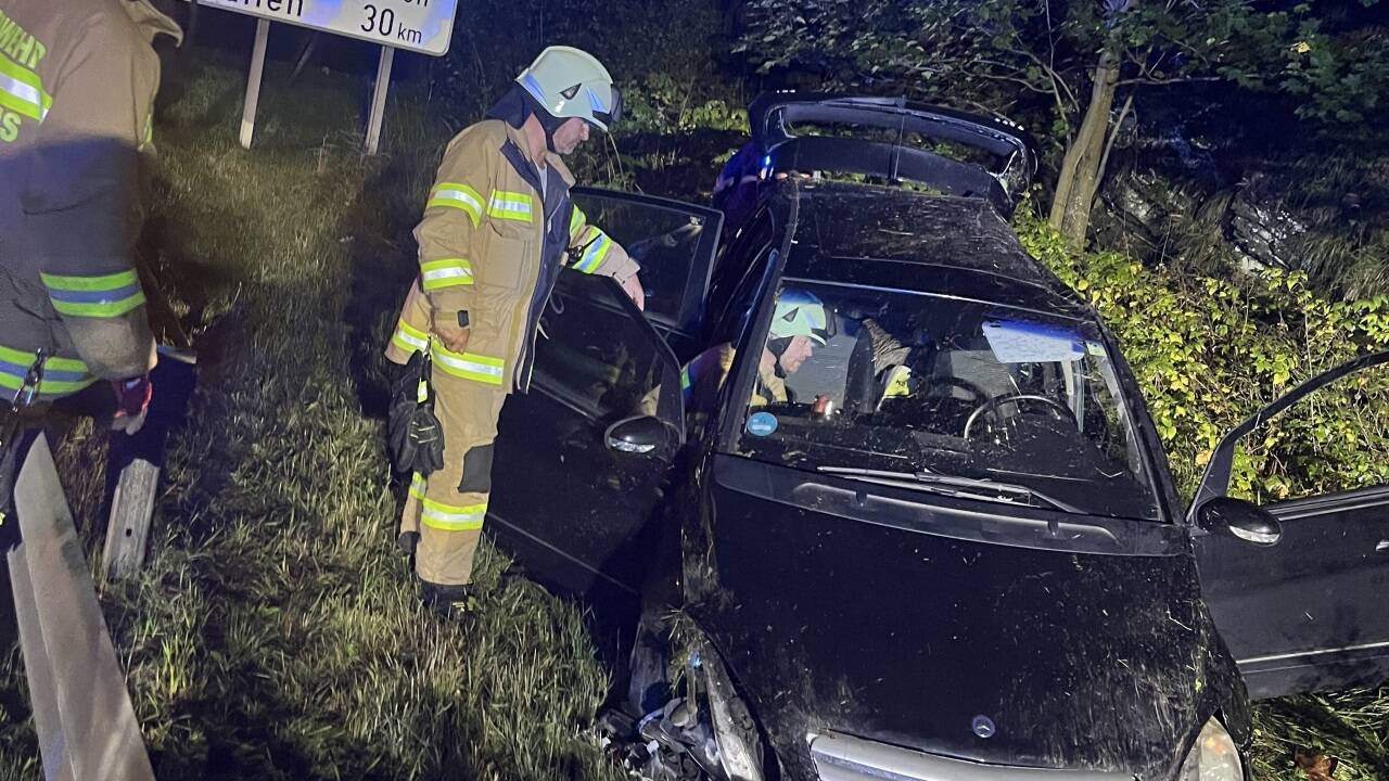 Einsatz an der Autobahn ...  
