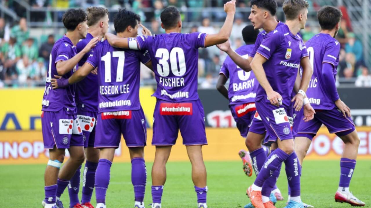 Die Austria feiert bei Rapid den vierten Sieg in Folge 