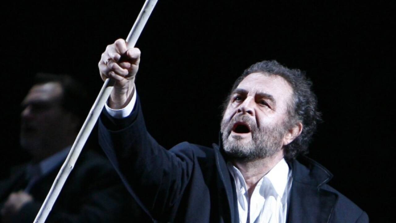 Franz Grundheber wurde 88 Jahre alt (hier als Moses in Wien 2006) 