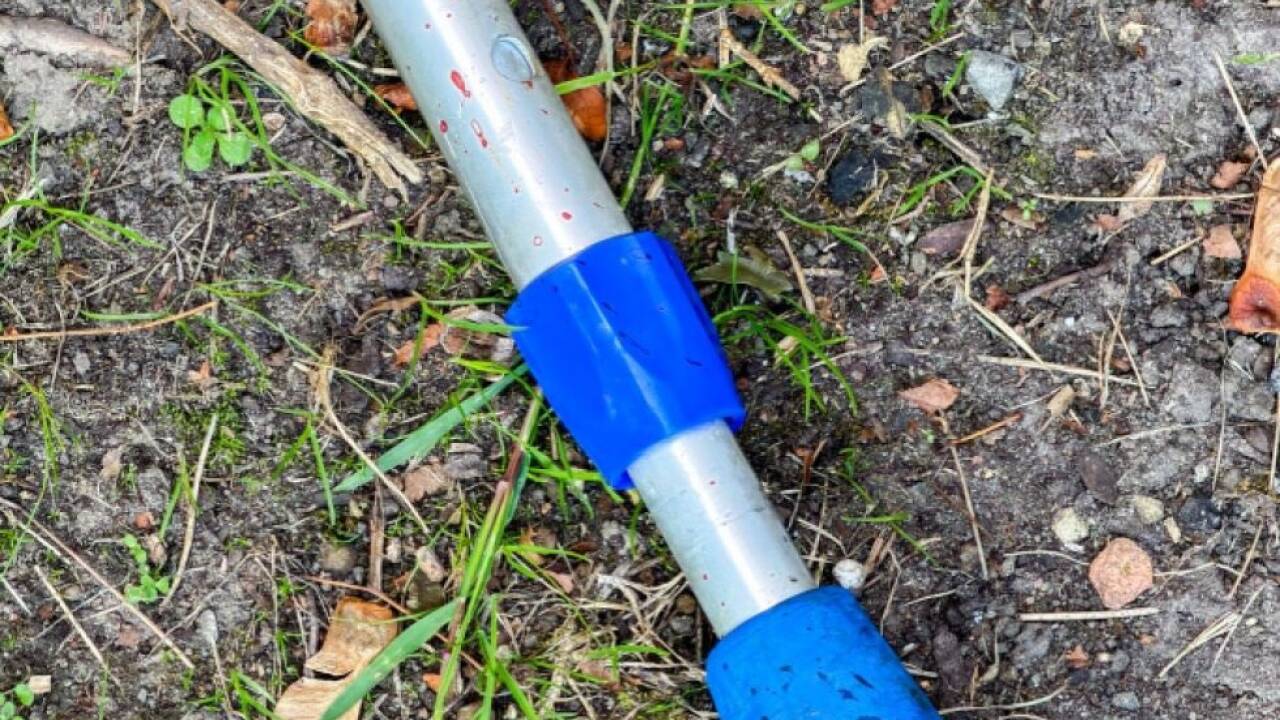 Auch eine Krücke dürfte in dem Streit zum Einsatz gekommen 