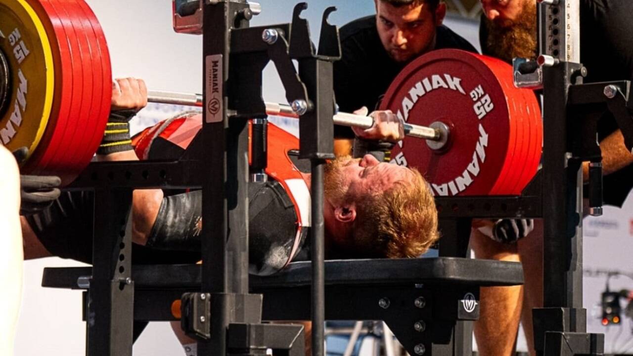 300 Kilogramm brachte Markus Glück bei der EM zur Hochstrecke.  