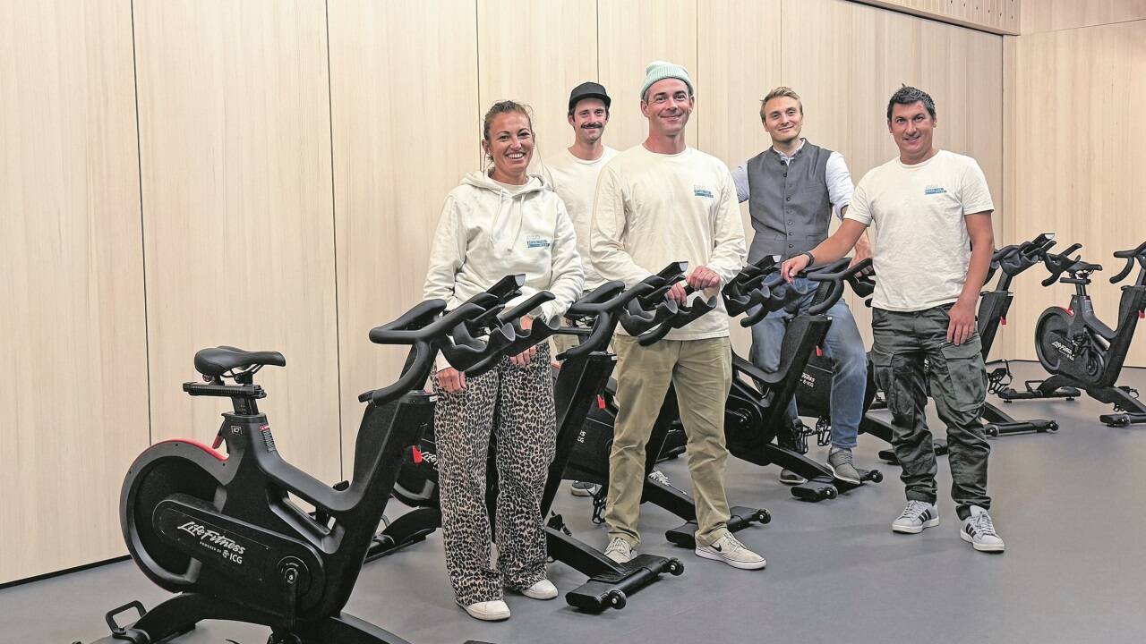 Die Veranstalter rund um Initiator Daniel Kaml wollen mit der Spinning-Aktion Geld für den Behindertensport sammeln. 