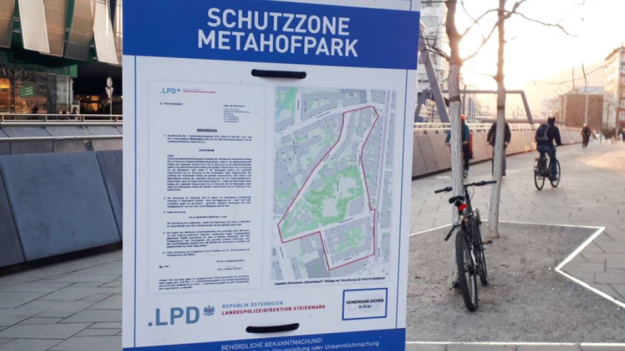 DieSchutzzone im Grazer Metahofpark um halbes Jahr verlängert 