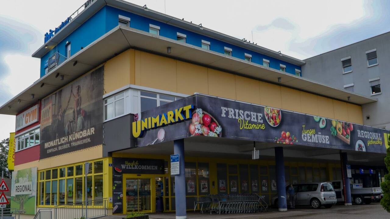 Die Unimarkt-Filiale im Outletcenter in Wals-Siezenheim. 