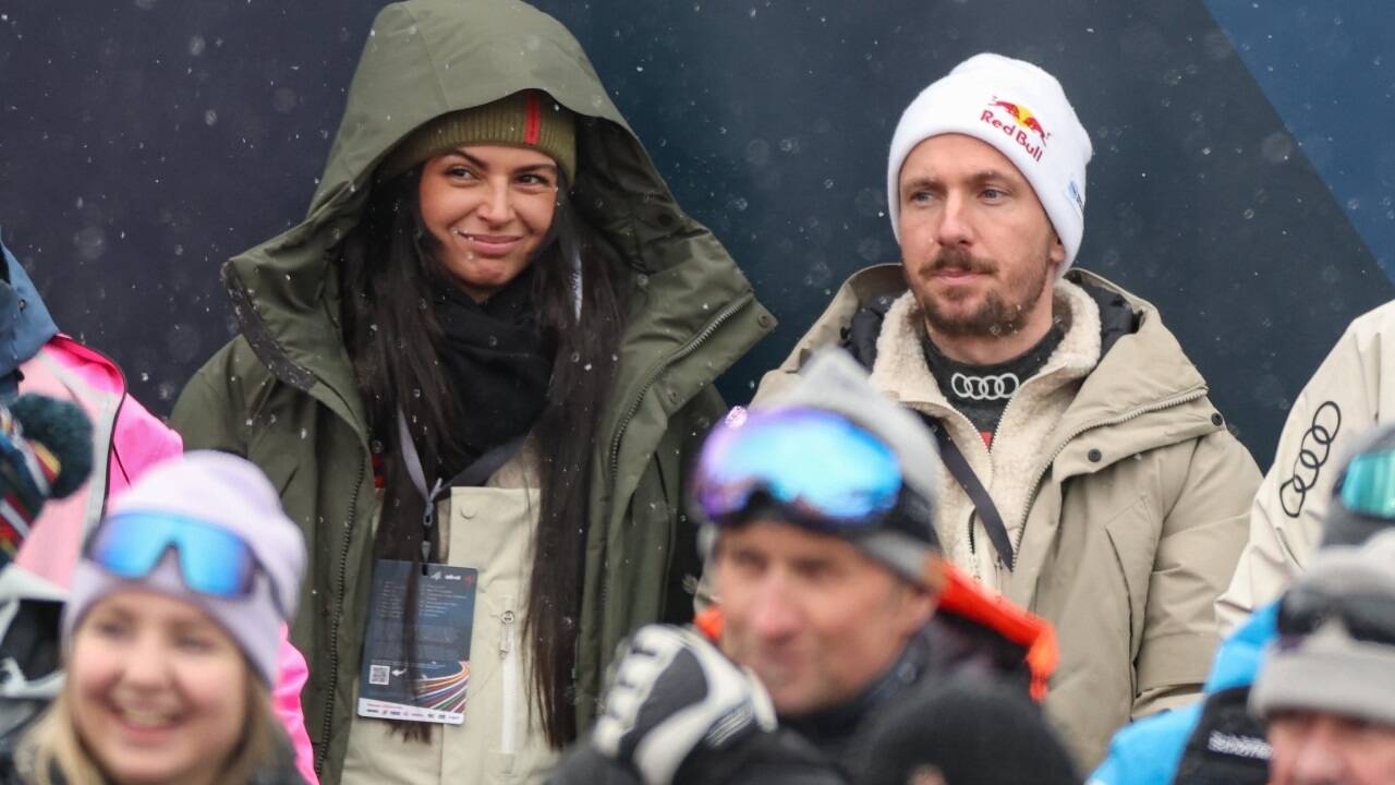 Hirscher zeigt sich selten in der Öffentlichkeit mit seiner neuen Ehefrau Lucy. 
