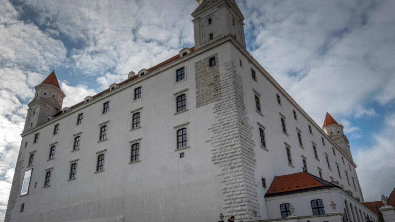 Schau über slowenischen Architekten Plecnik auf der Burg Bratislava 