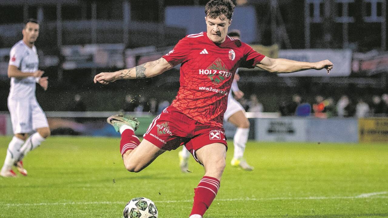 Lukas Brückler ist in der Regionalliga West in guter Form. 