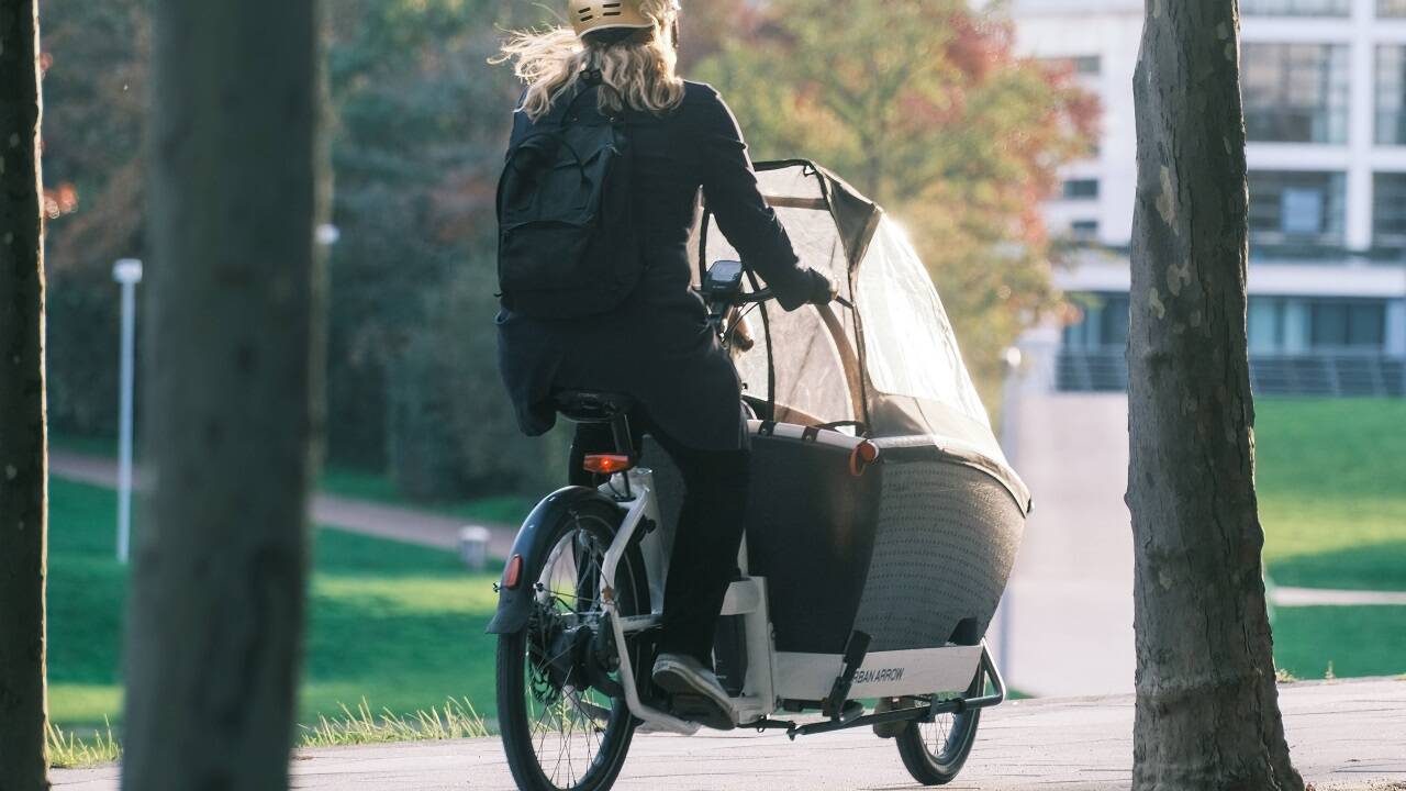 Lastenräder sind meist länger und/oder breiter als herkömmliche Fahrräder. Wo kann man sie abstellen? 