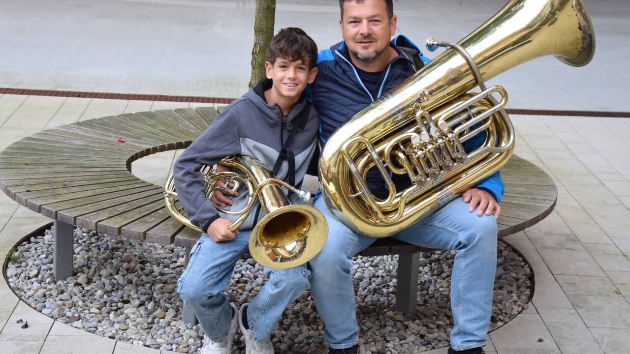 Silvio Radner mit Sohn Nico 