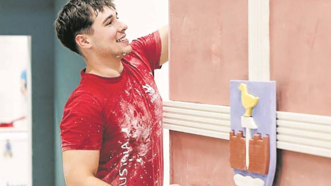 Misal Omerovic bei der Beruf-EM in Dänemark. Bild: skillsaustria 