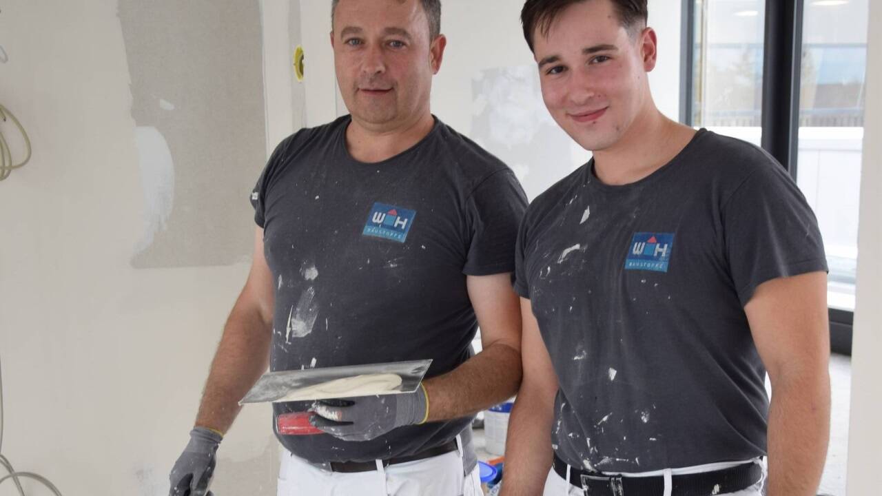 Vater Mirsad und Sohn Misal Omerovic sind ein gutes Team. 