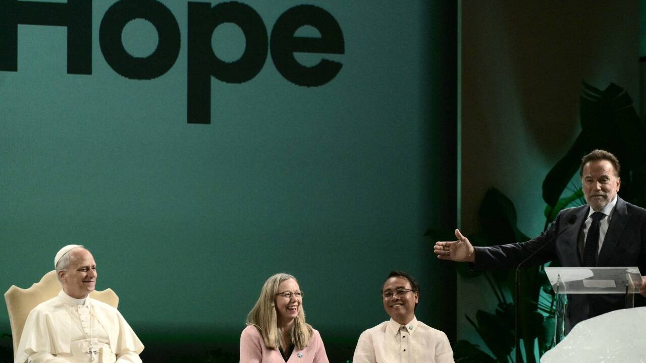 Arnold Schwarzenegger hatte lobende Worte für Papst Leo XIV.  