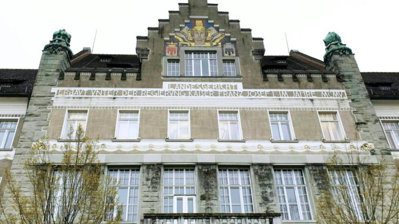 Der Angeklagte muss sich am Landesgericht Feldkirch verantworten 