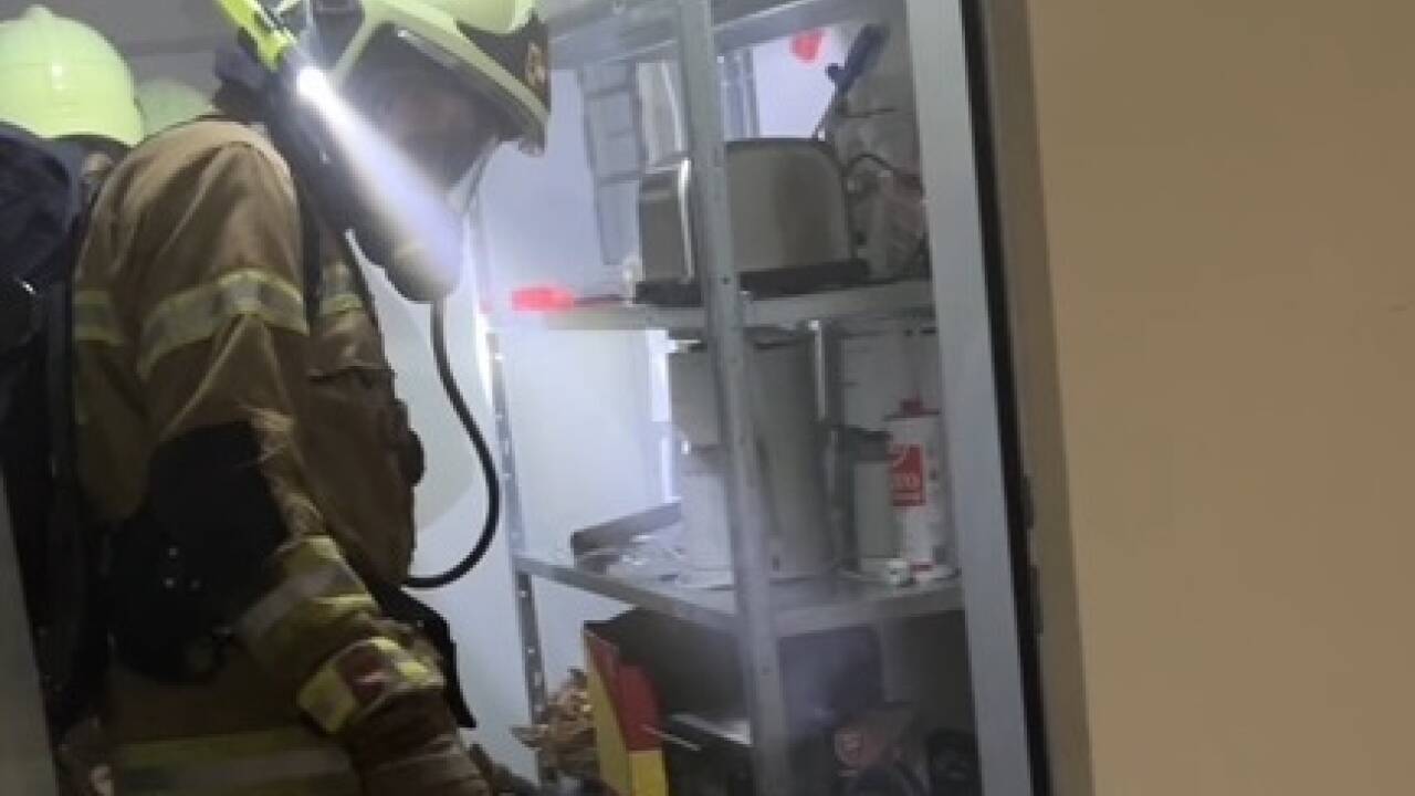 Die Feuerwehr konnte den Brandherd schnell im Technikraum lokalisieren.  