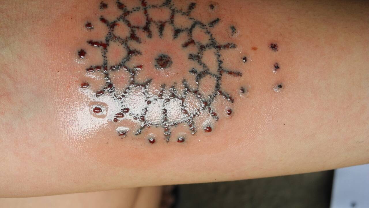Ein archaisches Symbol für Stärke.  