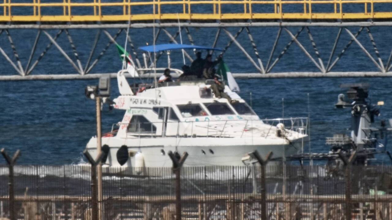 Die israelische Marine stoppte mehrere Boote, darunter auch jenes, auf dem Greta Thunberg segelte. 
