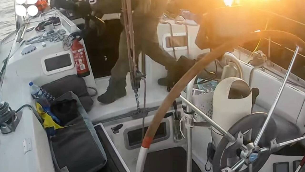 Die israelische Marine stoppte mehrere Boote, darunter auch jenes, auf dem Greta Thunberg segelte. 