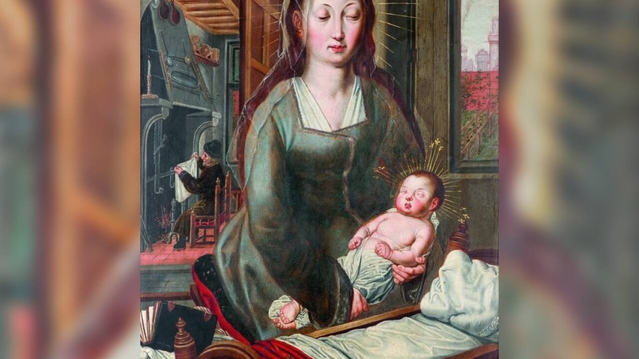 „Maria mit Jesuskind“, Zisterzienserabtei Stift Heiligenkreuz, Mitte 16. Jahrhundert. 