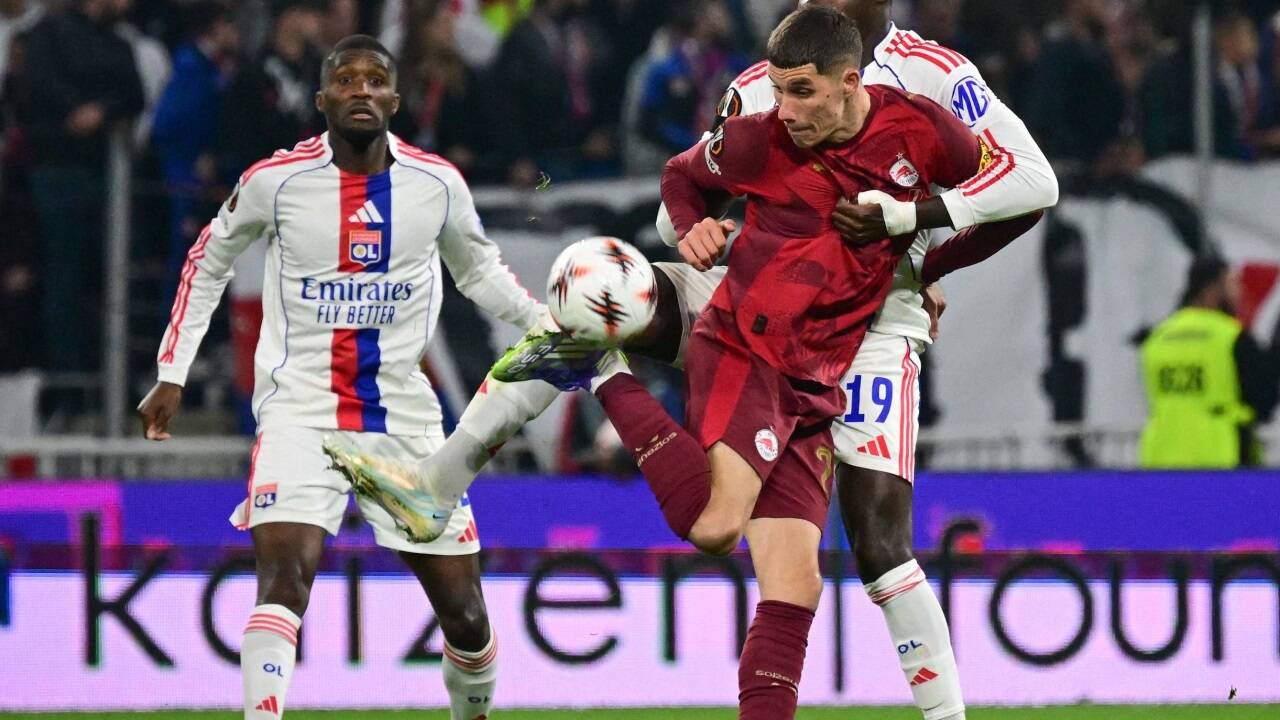 Red Bull Salzburgs Stürmer Petar Ratkov setzte sich nicht durch. 
