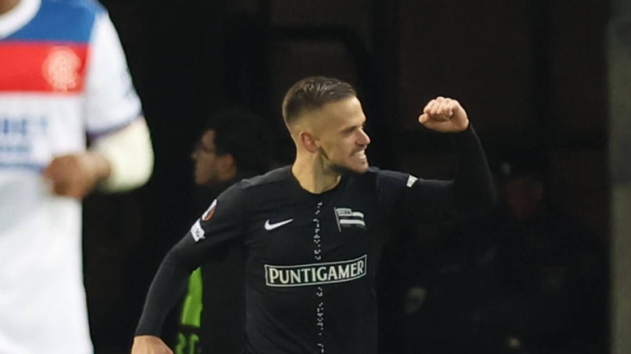 Sturm jubelte erneut gegen die Rangers 