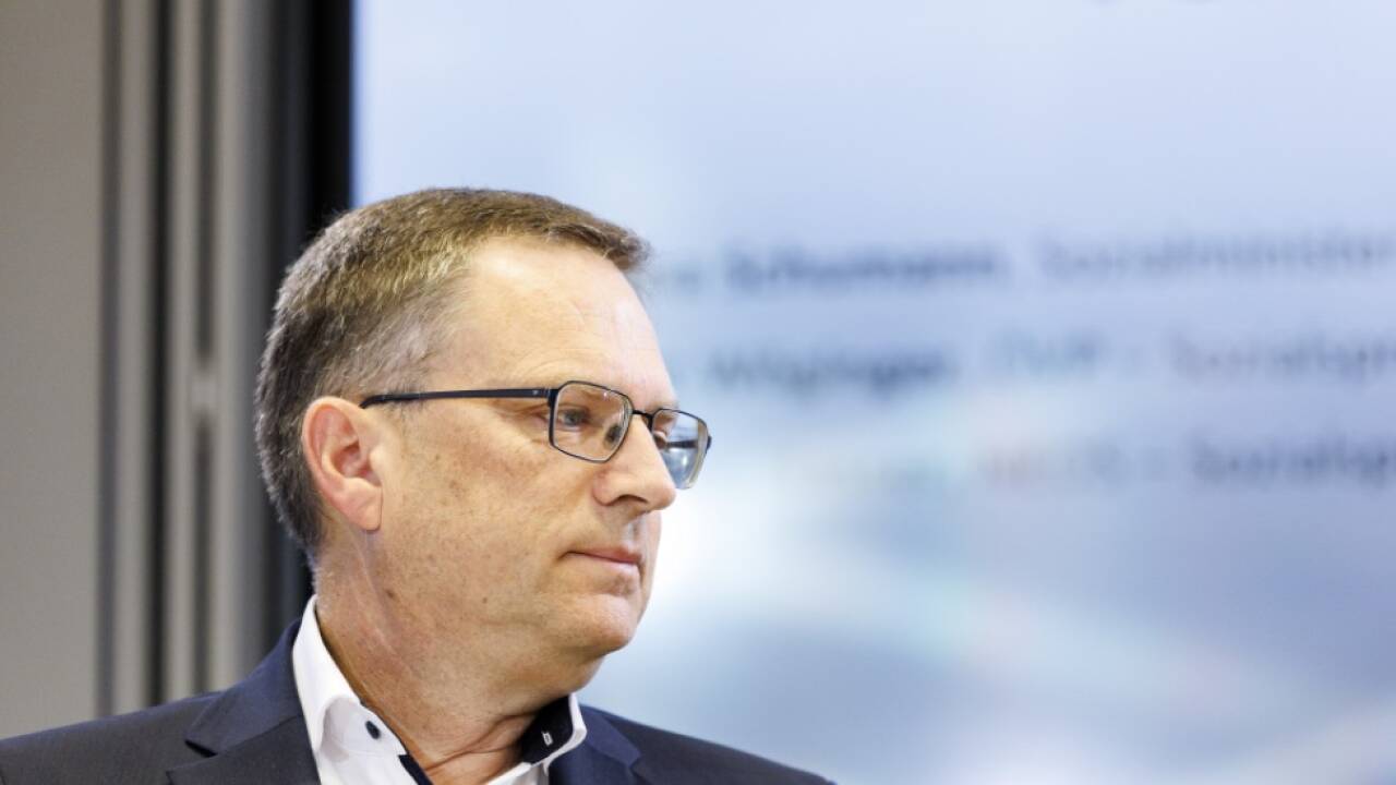 Wöginger bei einer Pressekonferenz im September 