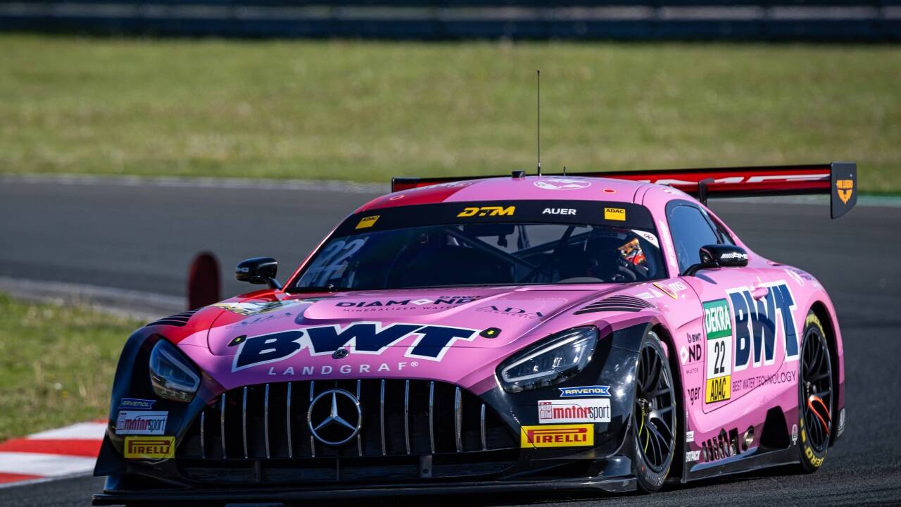 Mercedes-Pilot Lucas Auer kämpft um seinen ersten Titel in der DTM. 
