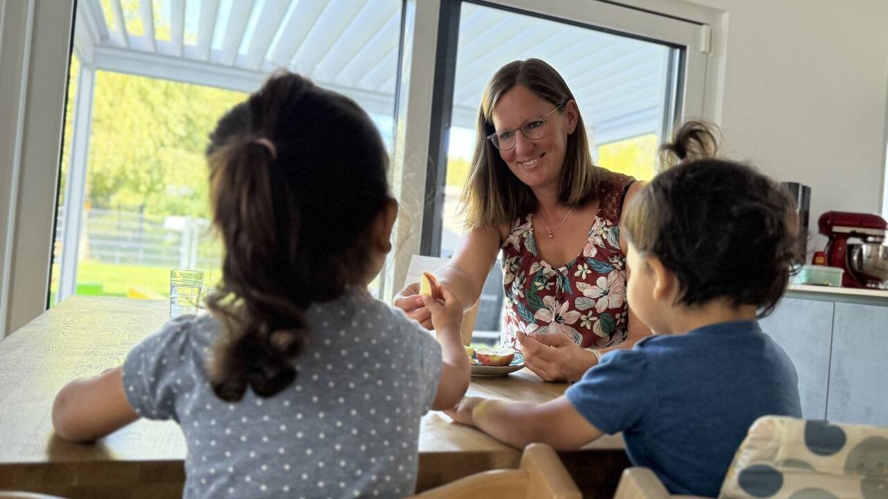 Im Einsatz für die Pflegekinder. 