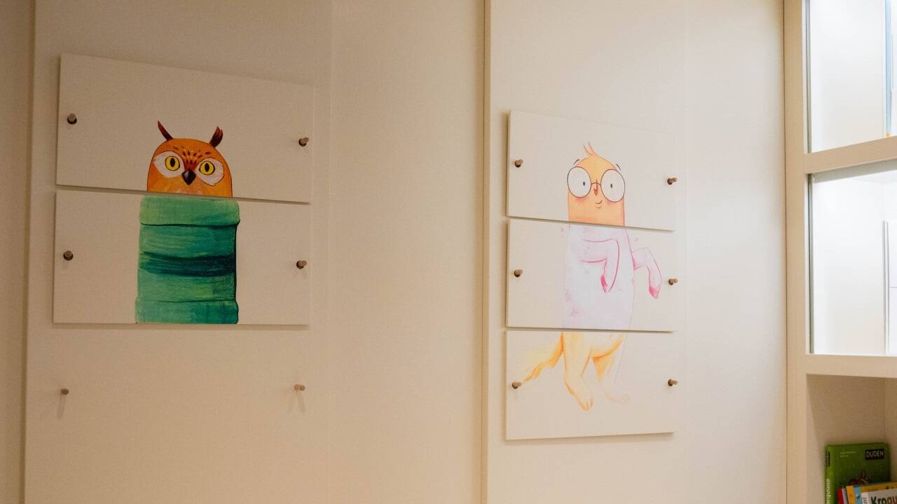 Hier können die kleinen Besucher selbst Hand anlegen. 