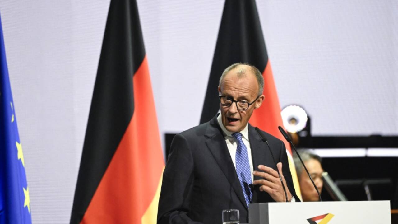 Merz sprach bei der Einheitsfeier in Saarbrücken 