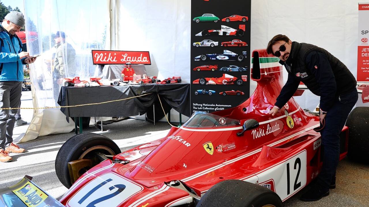Schmuckstück im Fahrerlager: Niki Laudas erster Ferrari aus dem Jahr 1974. 