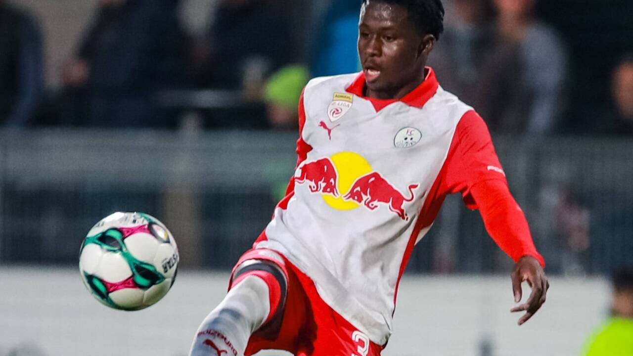 Red Bull Salzburgs Leihgabe Aboubacar Camara überzeugte erneut als Liefering-Joker. 