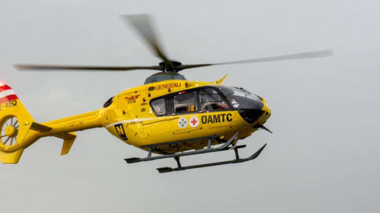 Der Verletzte wurde mit dem Hubschrauber ins Spital geflogen 