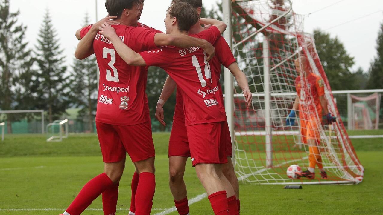 Seekirchen jubelte auch in der Westliga sehr oft über Tore. 