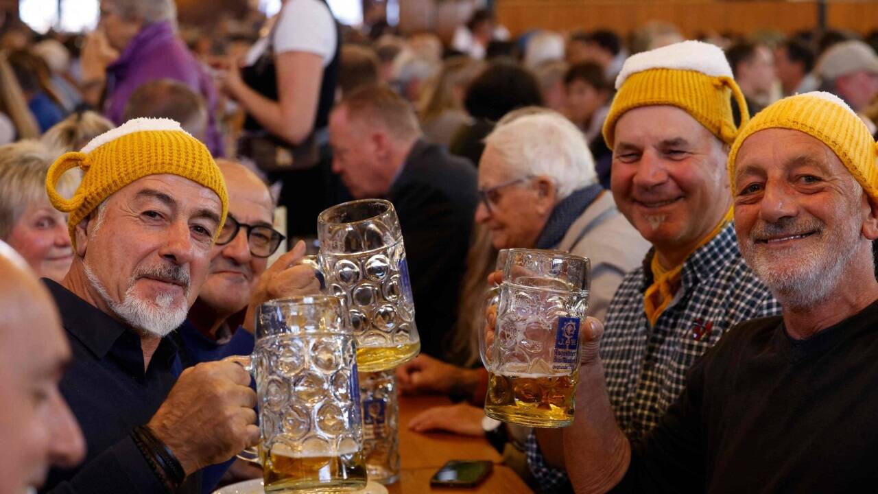 Szenen vom diesjährigen Oktoberfest.  