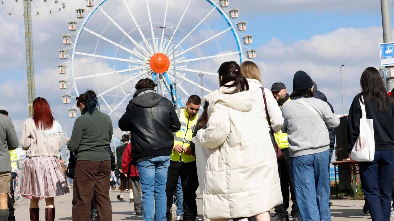Szenen vom diesjährigen Oktoberfest.  