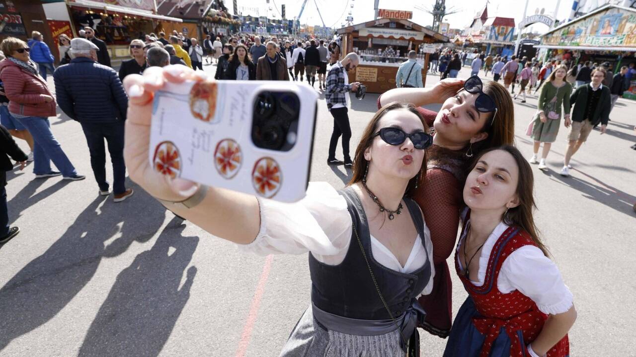 Szenen vom diesjährigen Oktoberfest.  