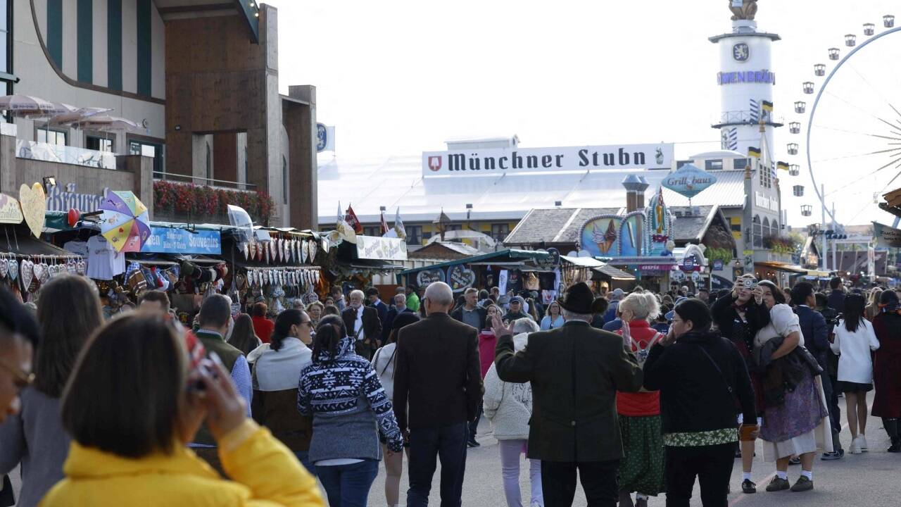 Szenen vom diesjährigen Oktoberfest.  