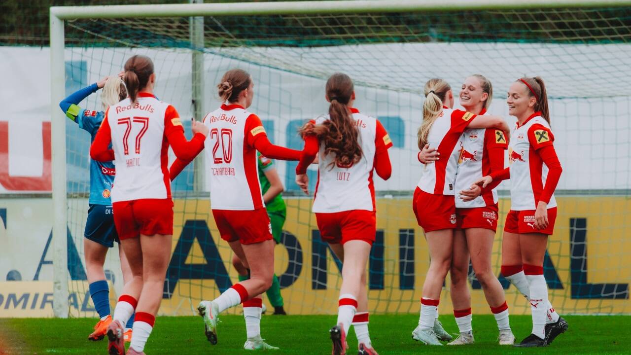 Fünf Mal Torjubel gab es bei Red Bull Salzburg in Stegersbach. 