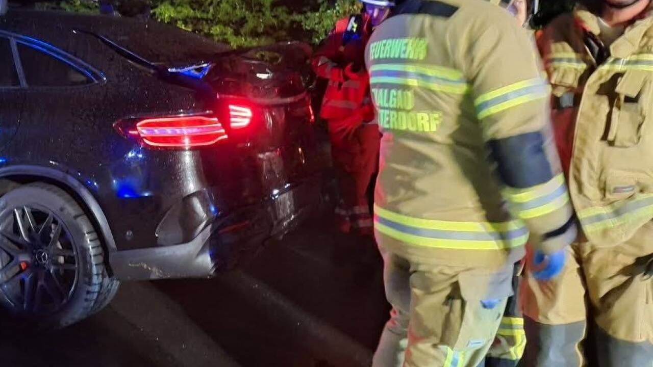 Bilder vom Einsatz auf der A1 bei Thalgau. 