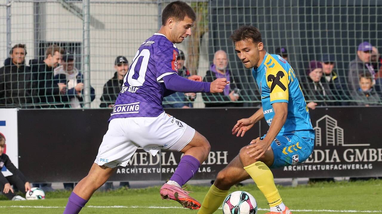 Austria-Neuzugang Luka Parkadze (l.) wird diese Woche für das U21-Nationalteam von Georgien auflaufen.  