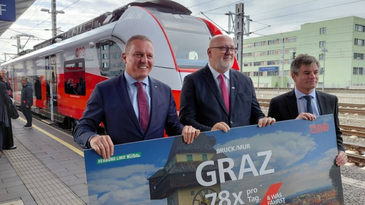 Taktverdichtungen und mehr Verbindungen im Süden Österreichs 