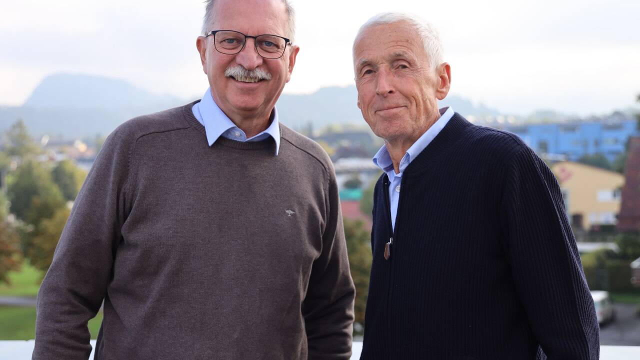 Geschäftsführer Georg Hinterseer und Finanzreferent Helmut Mang vom Salzburger Jugendherbergswerk 